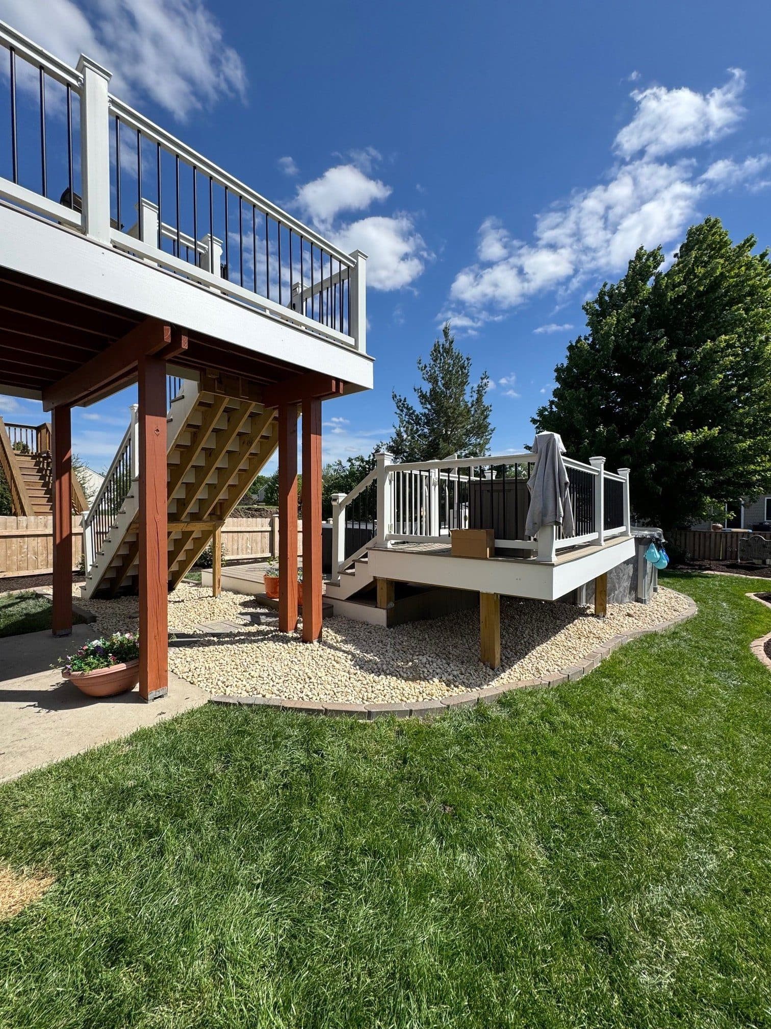 Backyard Deck Landscaping